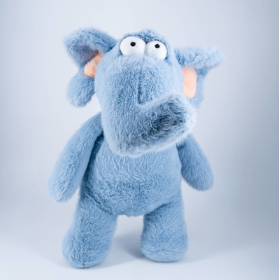 Buy Customized Images Blue Elephant Plush Toy Soft And Huggable Animal Stuffed Toys online manufacture