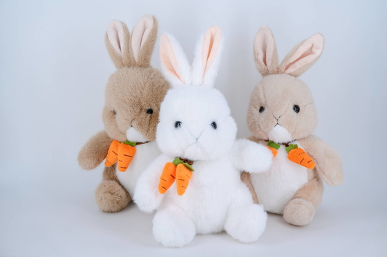 Buy LOW MOQ Custom Plush Toys Manufacturer OEM ODM Stuffed Handmade Bunny Toys online manufacture