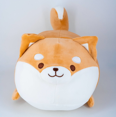 Good price Soft Spandex Plush Corgi Throw Pillows Stuffed Animals Plush Toy Adorable Design online