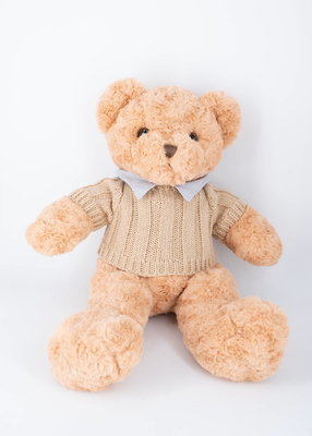 Good price Manufacturer Of Low MOQ Plush Teddy Bear Toys And Custom Logo Knitted Clothing online