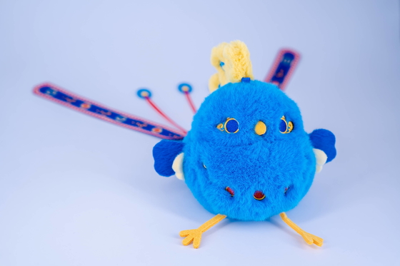 Good price Custom Size Cute Stuffed Animals Museum Co Creation Kingfisher Phoenix Plush Toys online