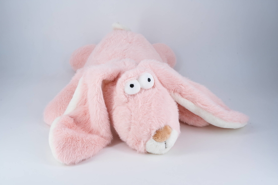 İyi bir fiyat. OEM Yumuşak Pembe Tavşan Yumuşak Oyuncak Bebek Plüşe Hediye için Logoyu Özelleştir çevrimiçi