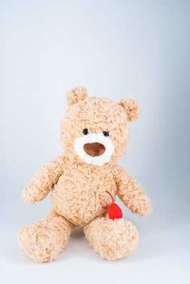 Good price Valentine'S Day Khaki Teddy Bear With Heart Pocket Unique Design Plush Toy online