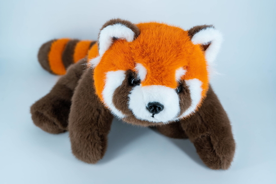 Good price 30cm Simulation Stuffed Toys Prone Posture Red Panda Plush Doll Suspension Design online