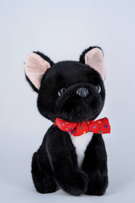 Good price 20cm Manufacturer Customized Plush Black Dog Simulation Animal Doll online