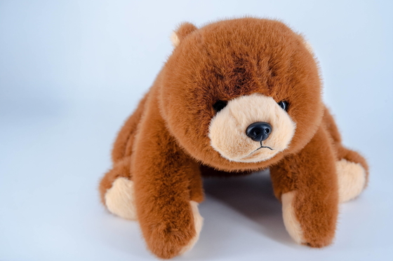 Good price Weighted Design Standable Brown Bear Plush Toy Warm Hugs Steady Companionship online