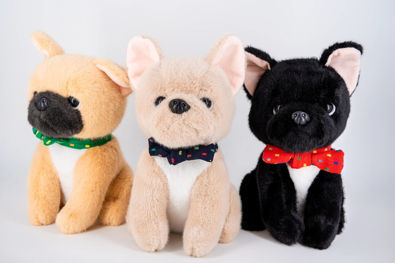 Good price Custom Logo Dog Plush Toys Snuggly Hug Soft Holiday Gifts Home Decor online
