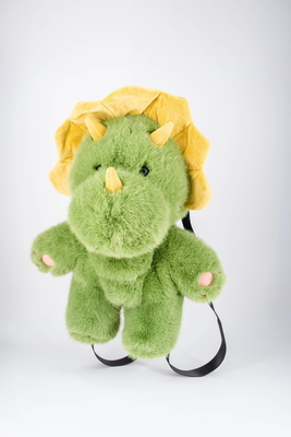 Good price Kawaii Stuffed Animal Backpack Archie Green Anime Dinosaur Plush Bag 30cm-50cm online