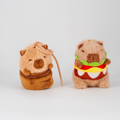 Good price Kawaii Capybara Keychain Plush Toy Capybara Coin Wallet Stuffed Animals Toy online
