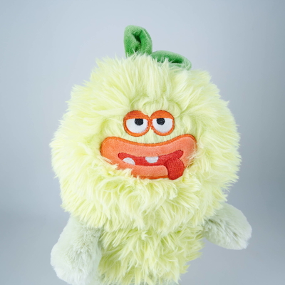 Good price Multi Colored Fruit Monster Plush Toy With Sausage Mouth Customizable Shape online