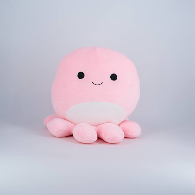 Good price Soft Pink Octopus Plush Pillow Cozy Cuddly Marine Themed Cushion ODM OEM online