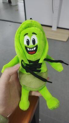 Bom preço Bolsa de pelúcia personalizada com cabeça de animal portátil, porta-moedas exclusivo de urso com dois bolsos, brinquedo de pelúcia supermacio e divertido para crianças e adultos, presente on-line